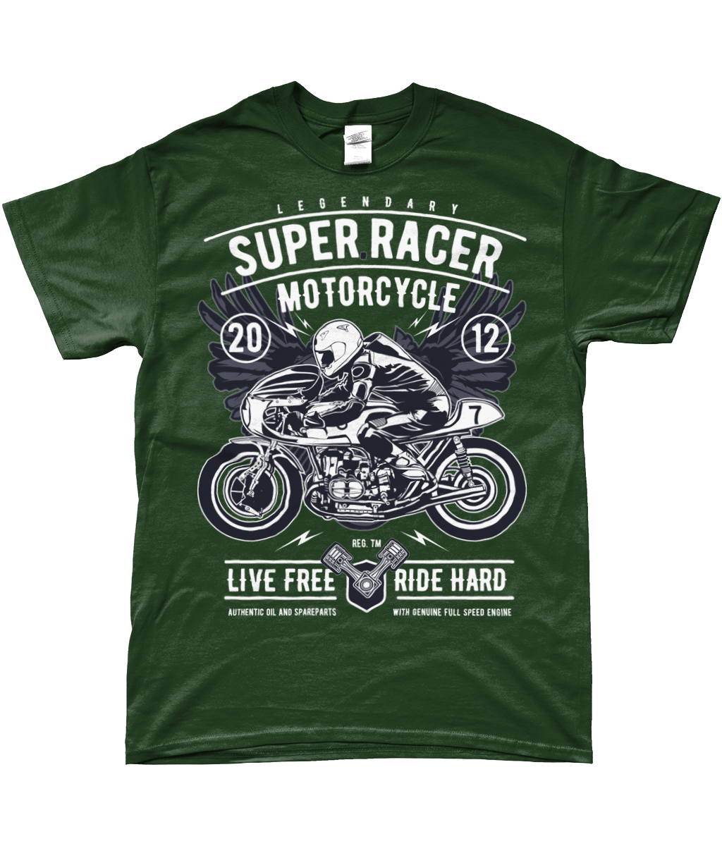 Super Racer - SoftStyle Ringspun T-Shirt