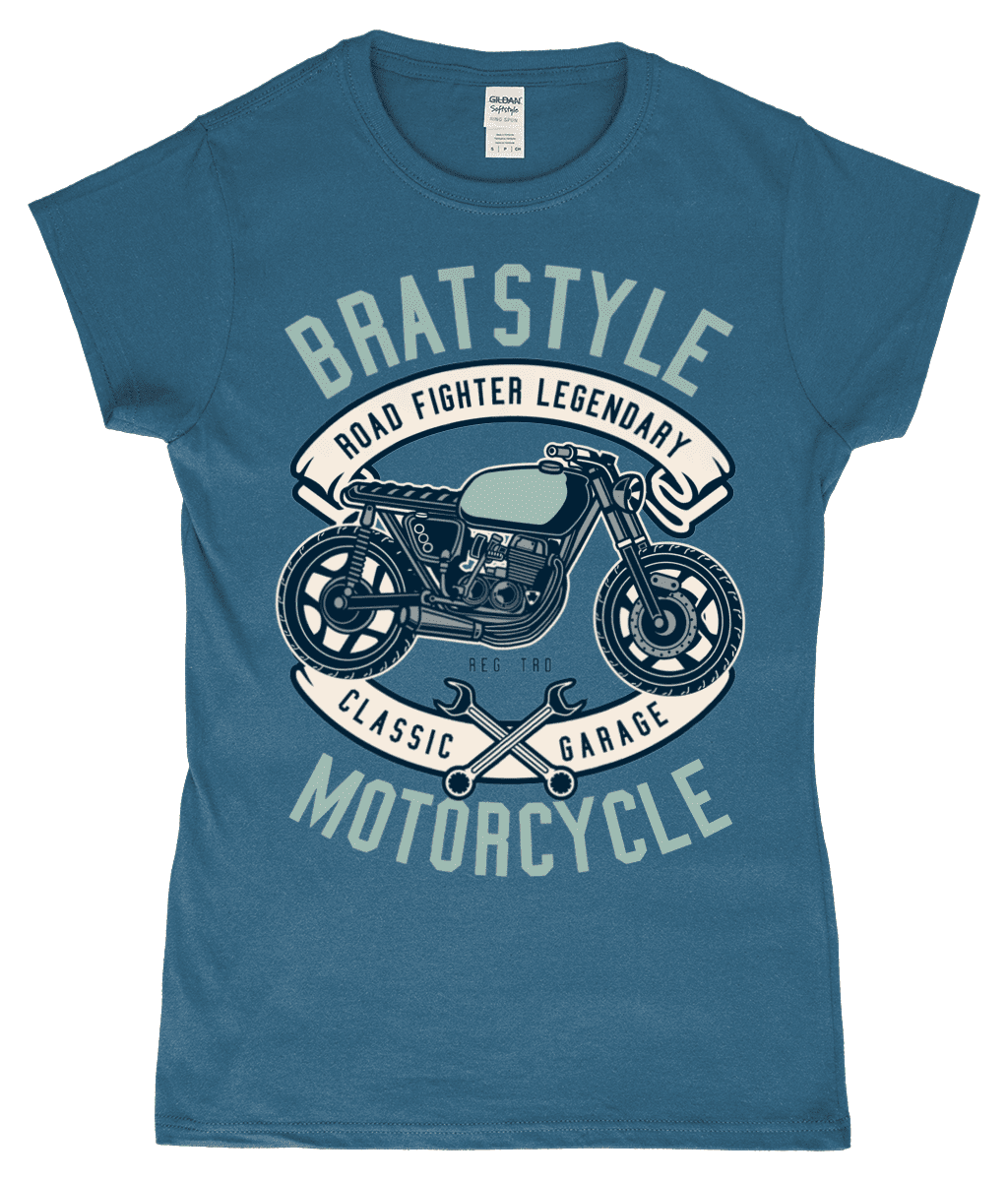 Brat Style - Gildan SoftStyle® Ladies Fitted Ringspun T-Shirt - Vitesse T-Shirts UK