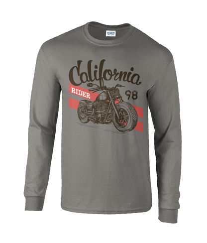 California Rider - T-shirt à manches longues en coton ultra-doux