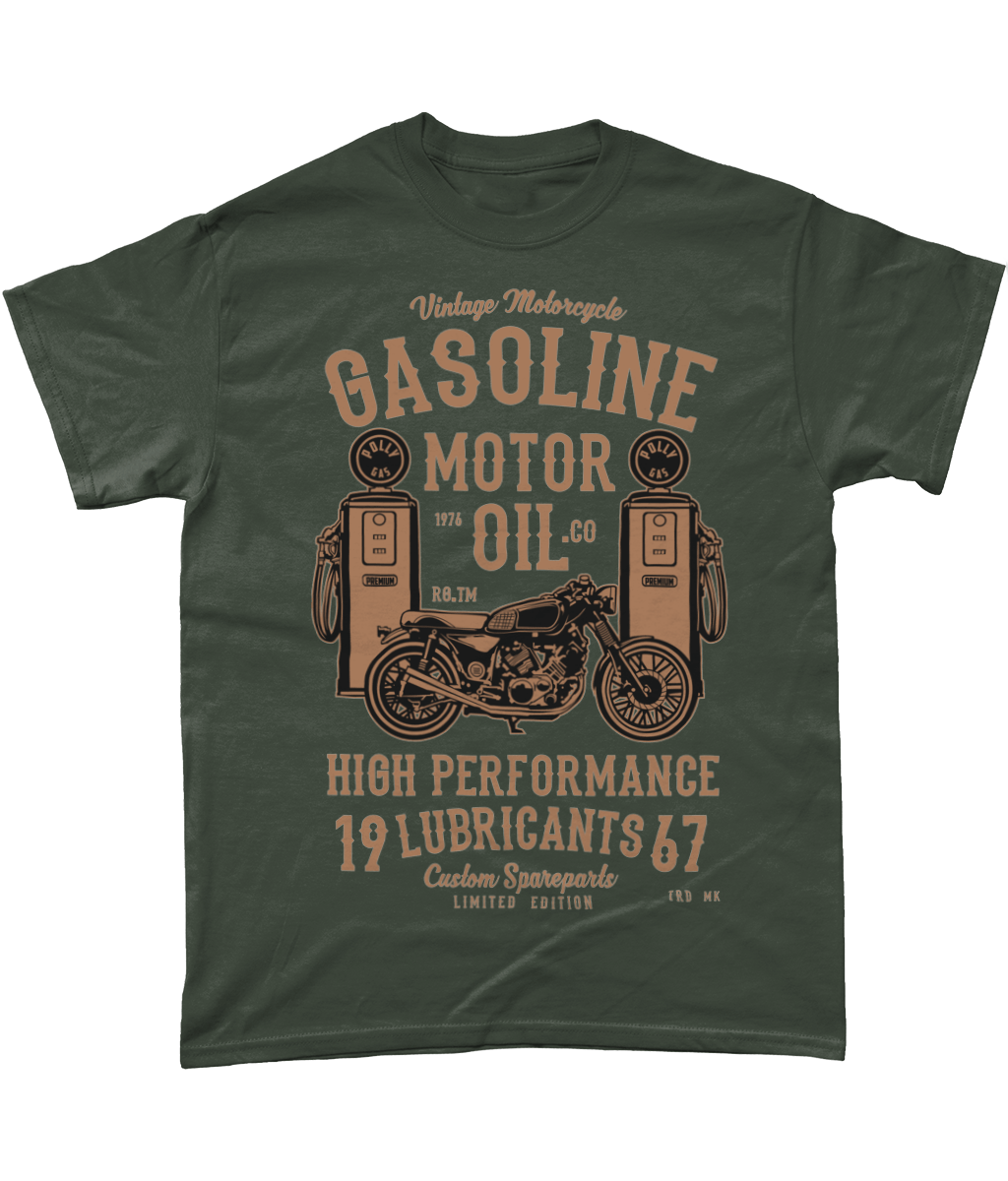 Gasoline Motor Oil – Gildan Heavy Cotton T-Shirt - Vitesse T-Shirts UK