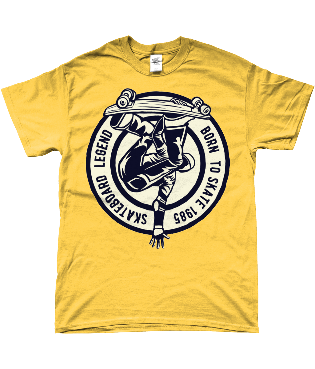 Skateboard Legend - SoftStyle Ringspun T-Shirt - Vitesse T-Shirts UK