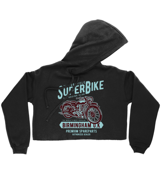 SuperBike - Bella Ladies Cropped Hoodie