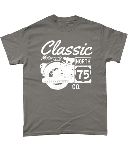 Classic Motorcycle 75 weiß - Gildan Heavy Cotton T-Shirt