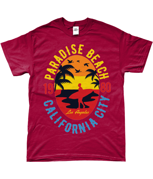 Sunshine Paradise - SoftStyle Ringspun T-Shirt - Vitesse T-Shirts UK