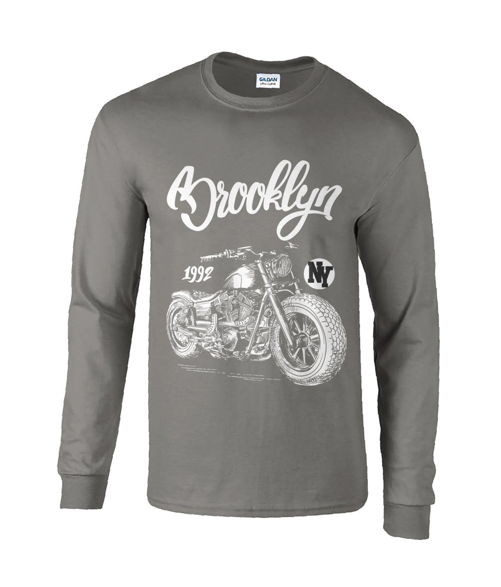 Brooklyn - Ultra Cotton Long Sleeve T-Shirt - Vitesse T-Shirts UK