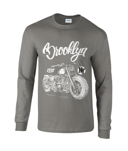 Brooklyn – Langärmliges T-Shirt aus Ultra-Baumwolle