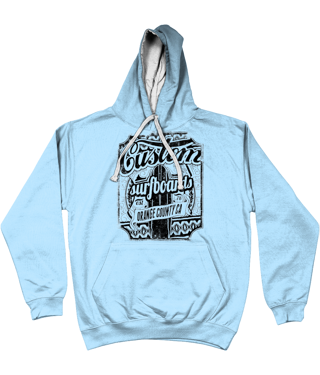 Benutzerdefinierte Surfbretter - AWDis Varsity Hoodie