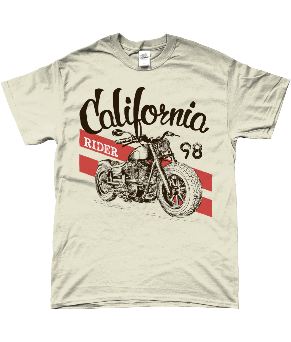 California Rider - Gildan SoftStyle® Ringgesponnenes T-Shirt