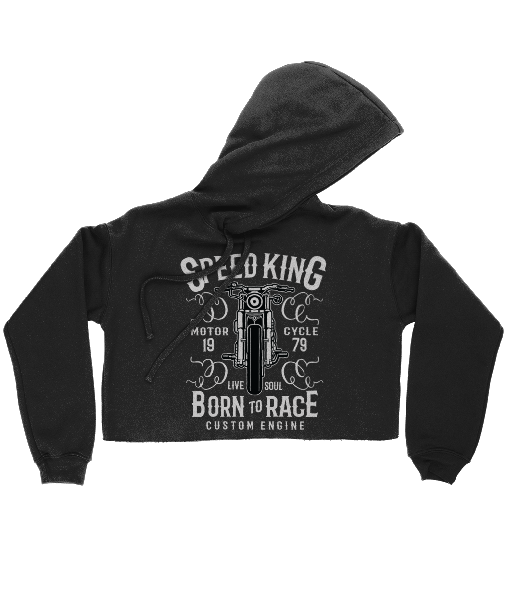 Speed King - Bella Ladies Cropped Hoodie