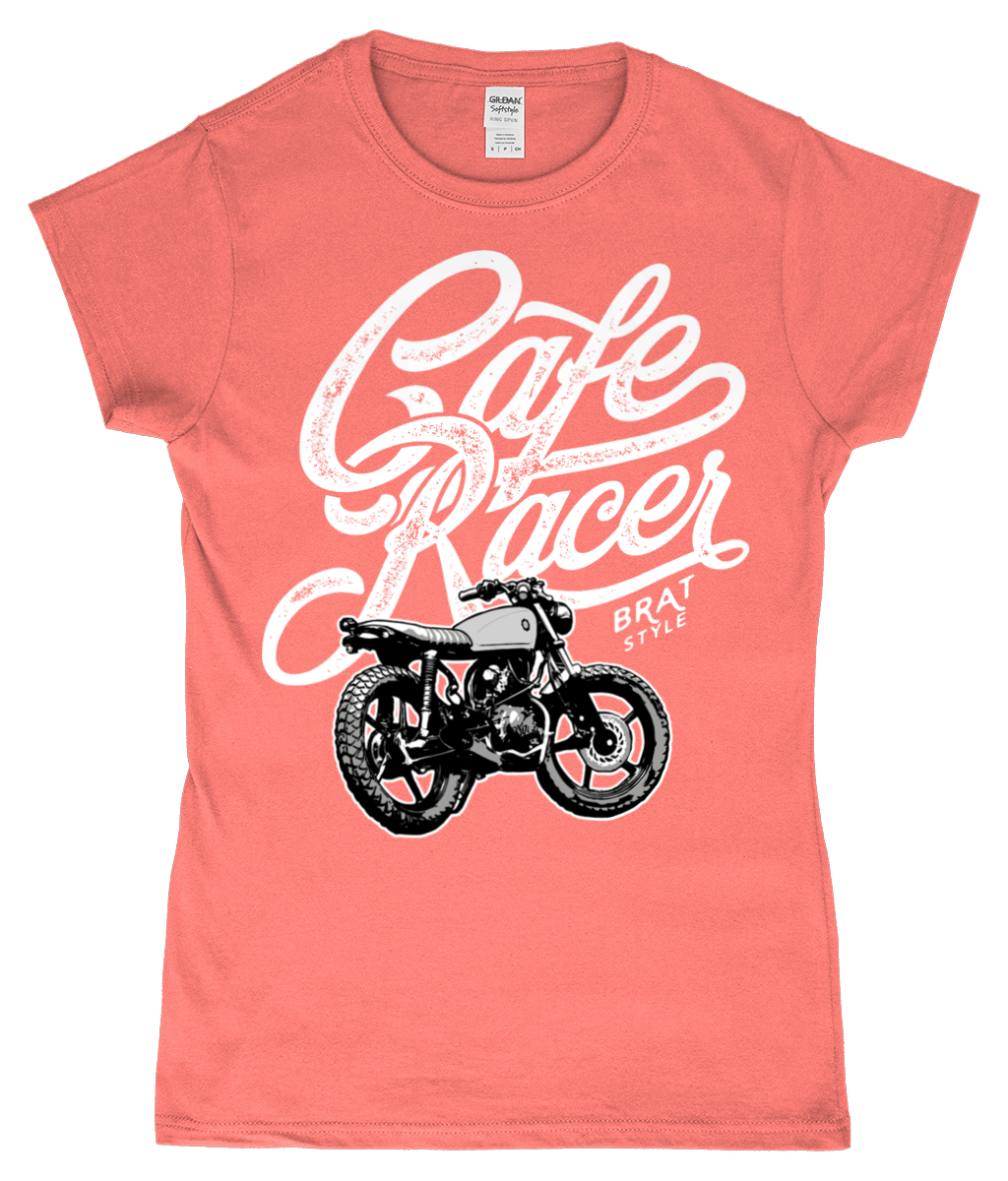 Cafe Racer Factory - Gildan SoftStyle® Ladies Fitted Ringspun T-Shirt - Vitesse T-Shirts UK