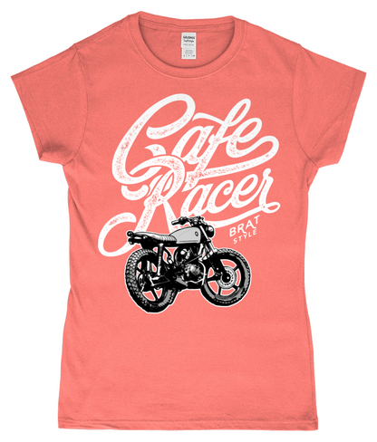 Cafe Racer Factory - Gildan SoftStyle® Ladies Fitted Ringspun T-Shirt - Vitesse T-Shirts UK