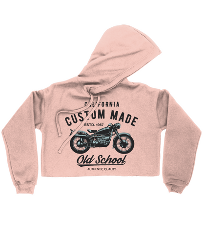 Custom Made - Bella Ladies Cropped Hoodie