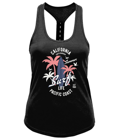 California Surf - TR027 Women's TriDri® Performance Strap Back Vest