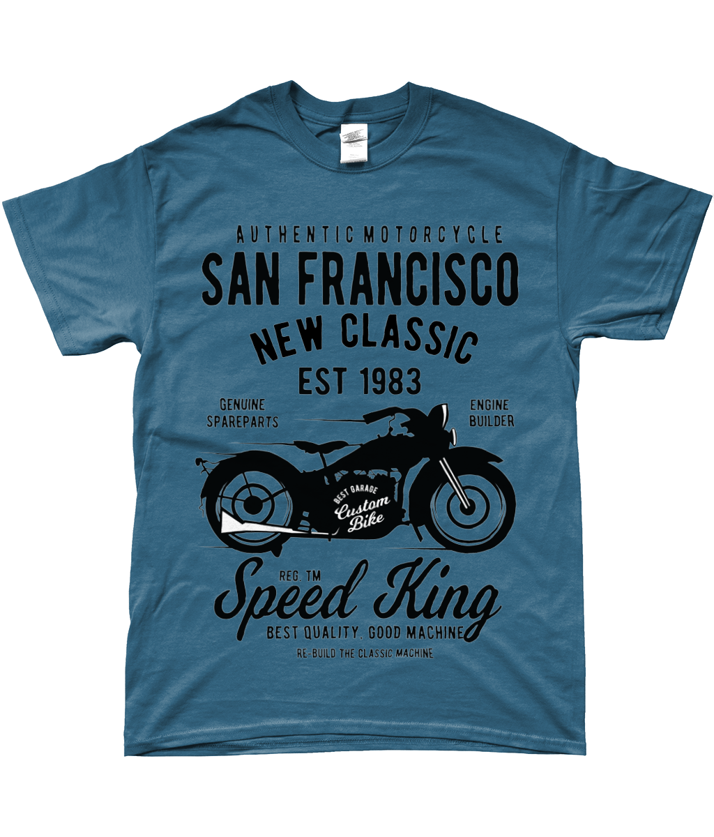 San Francisco Motorrad - Gildan SoftStyle® Ringspun T-Shirt