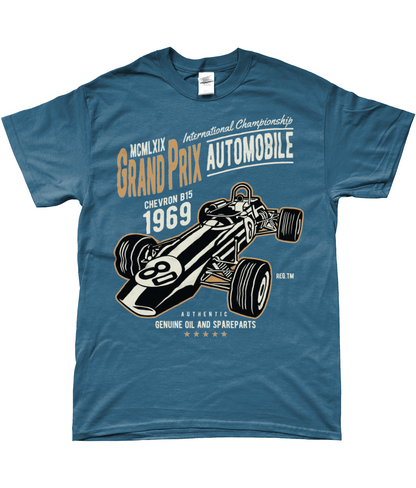 Grand Prix - T-shirt filé à anneaux SoftStyle