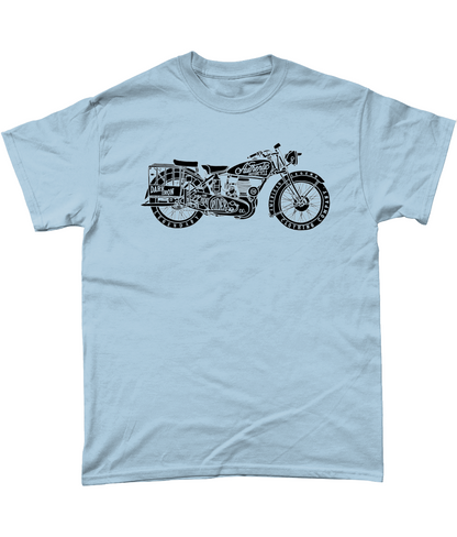 Enjoy The Ride – Schwarz – Gildan T-Shirt aus schwerer Baumwolle