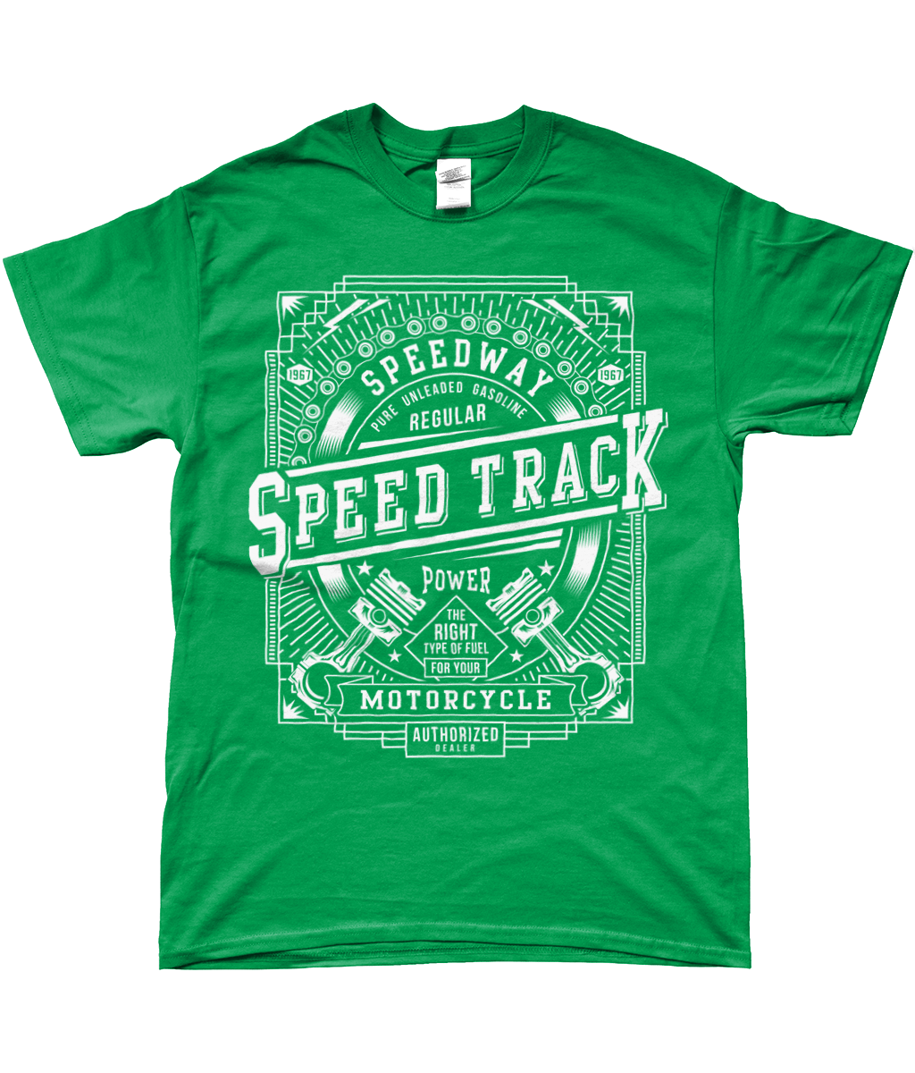 Speed ​​Track - T-shirt filé à anneaux SoftStyle