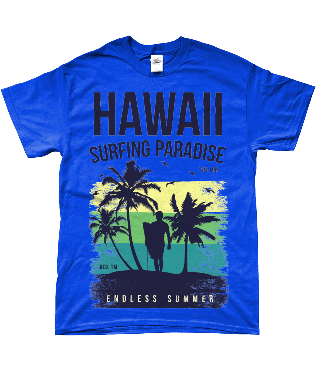 Hawaii Endloser Sommer - Gildan SoftStyle® Ringspun T-Shirt