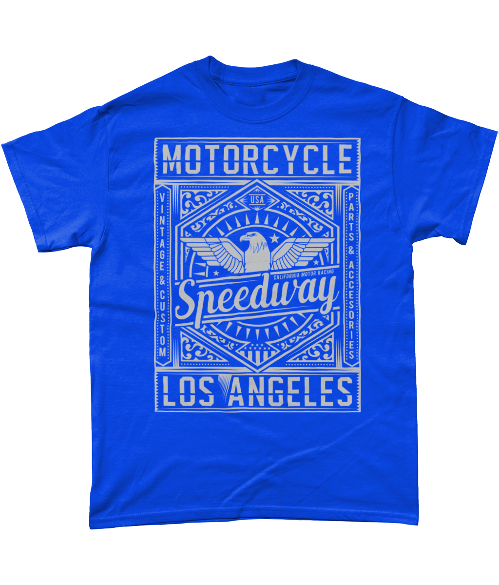 Motorcycle Speedway – Gildan Heavy Cotton T-Shirt - Vitesse T-Shirts UK