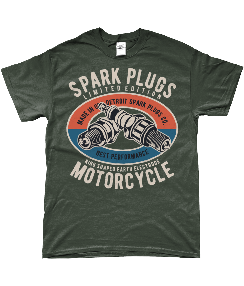 Spark Plugs - SoftStyle Ringspun T-Shirt