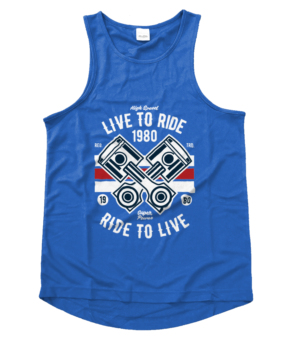 Live To Ride 1980 - Men's Cool Vest