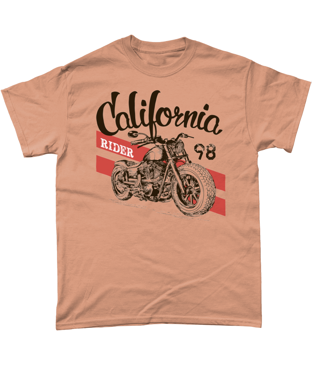 California Rider - Gildan Heavy Cotton T-Shirt - Vitesse T-Shirts UK