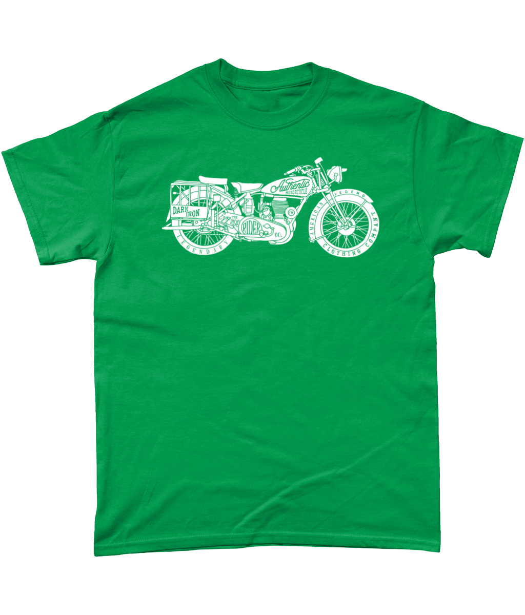 Enjoy The Ride - White - Gildan Heavy Cotton T-Shirt - Vitesse T-Shirts UK