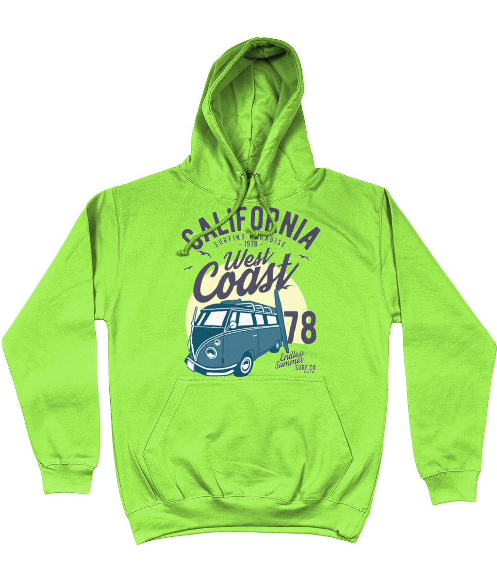 California West Coast v2 – AWDis College Hoodie - Vitesse T-Shirts UK