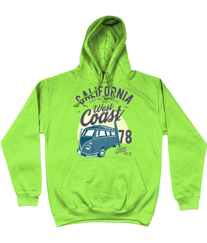 California West Coast v2 – AWDis College Hoodie - Vitesse T-Shirts UK