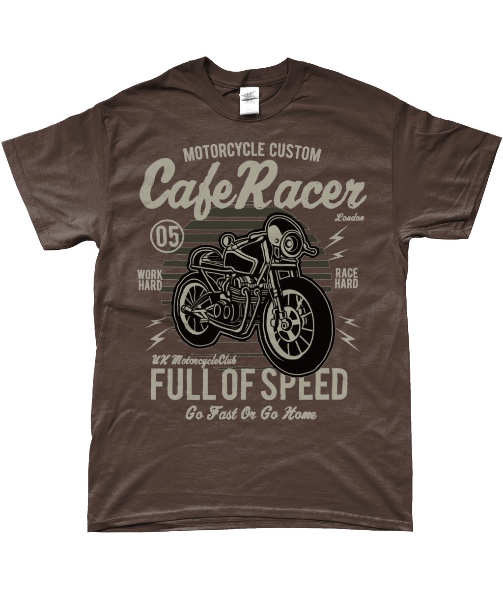 Café Racer v1 - T-shirt Gildan SoftStyle® Ringspun