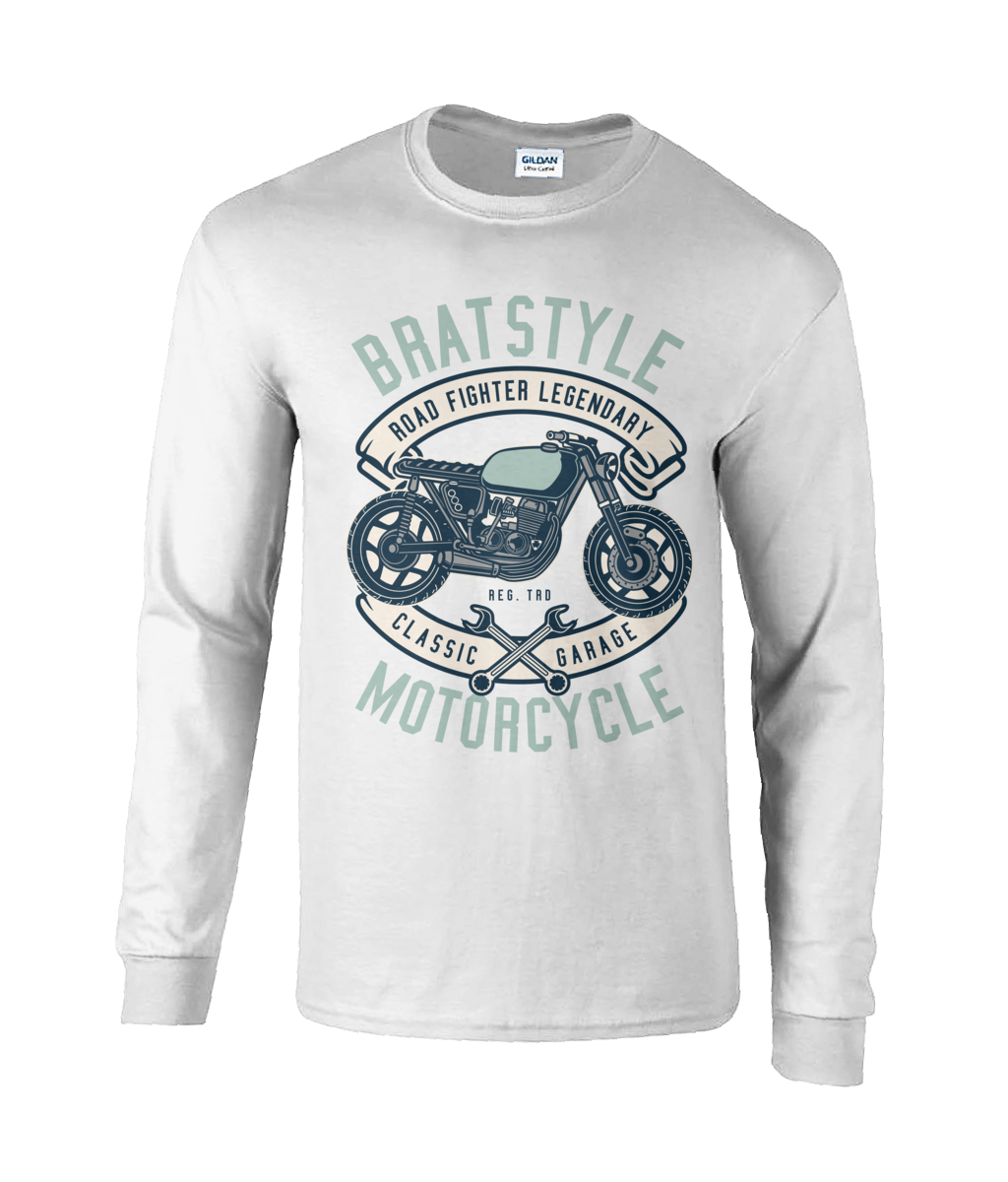 Brat Style - T-shirt à manches longues en coton ultra-doux