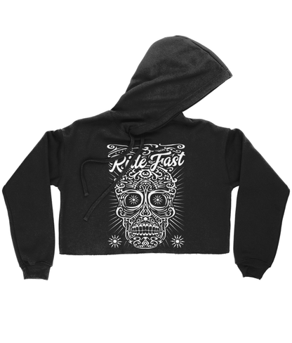 Ride Fast - Bella Ladies Cropped Hoodie