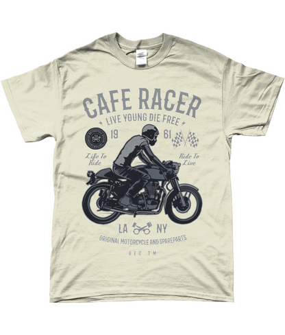 Café Racer v3 - T-shirt Gildan SoftStyle® Ringspun