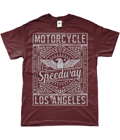 Motorcycle Speedway - Gildan SoftStyle® Ringspun T-Shirt