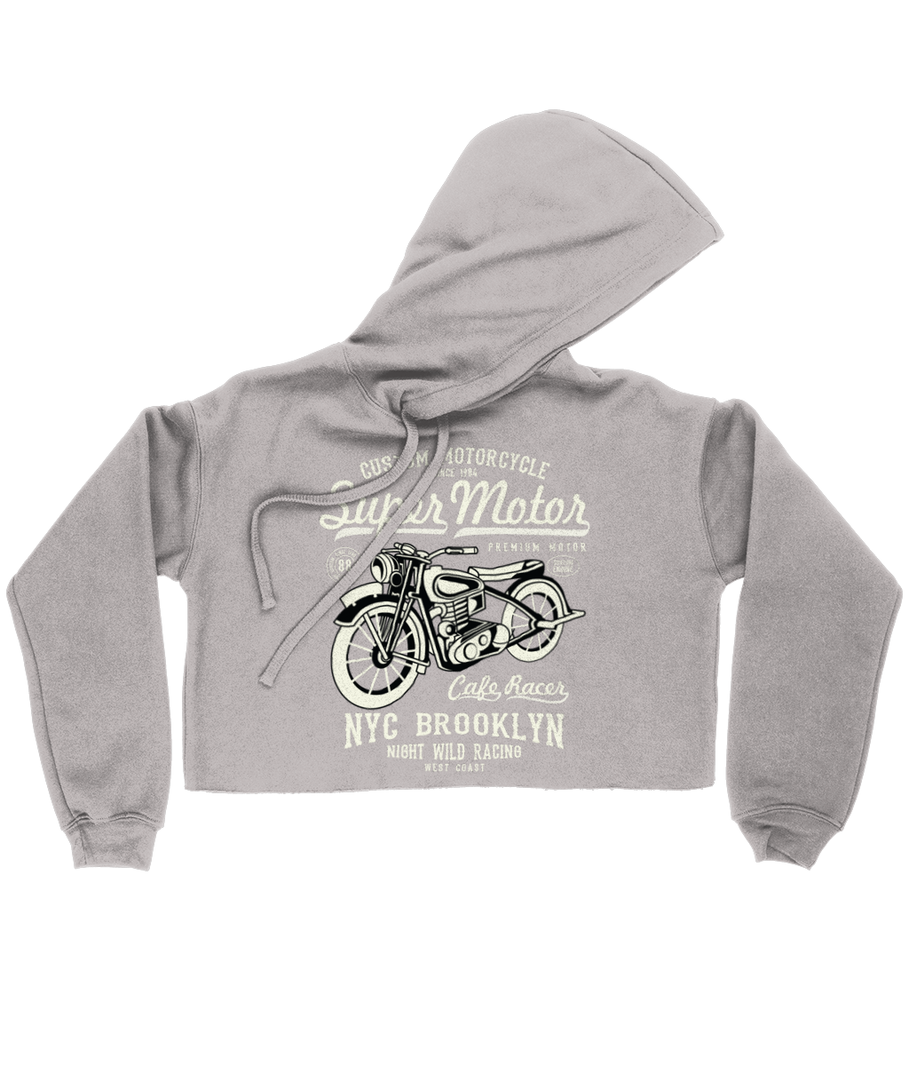 Super Motor - Bella Damen Kurzer Hoodie 