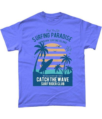 Surfing Paradise - Heavy Cotton T-Shirt