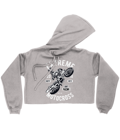 Extreme Motocross - Bella Ladies Cropped Hoodie