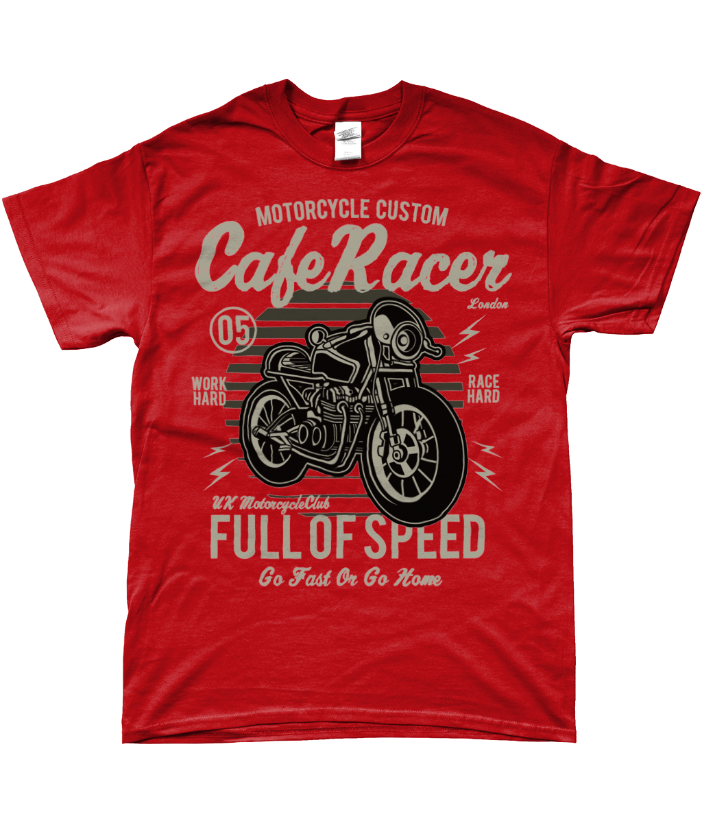 Cafe Racer v1 - Gildan SoftStyle® Ringspun T-Shirt