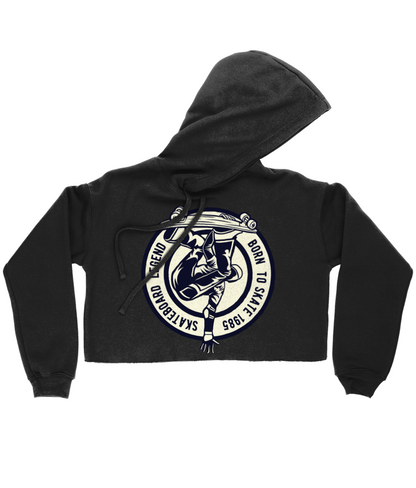 Skateboard Legend - Bella Damen Kurzer Hoodie 