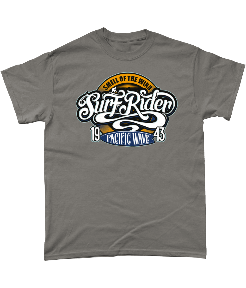 Surf Rider v2 - T-Shirt aus schwerer Baumwolle