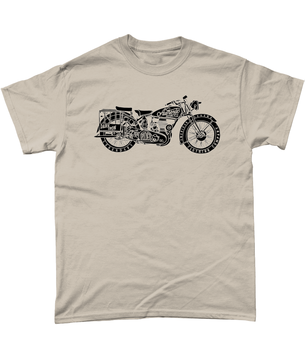 Enjoy The Ride – Schwarz – Gildan T-Shirt aus schwerer Baumwolle