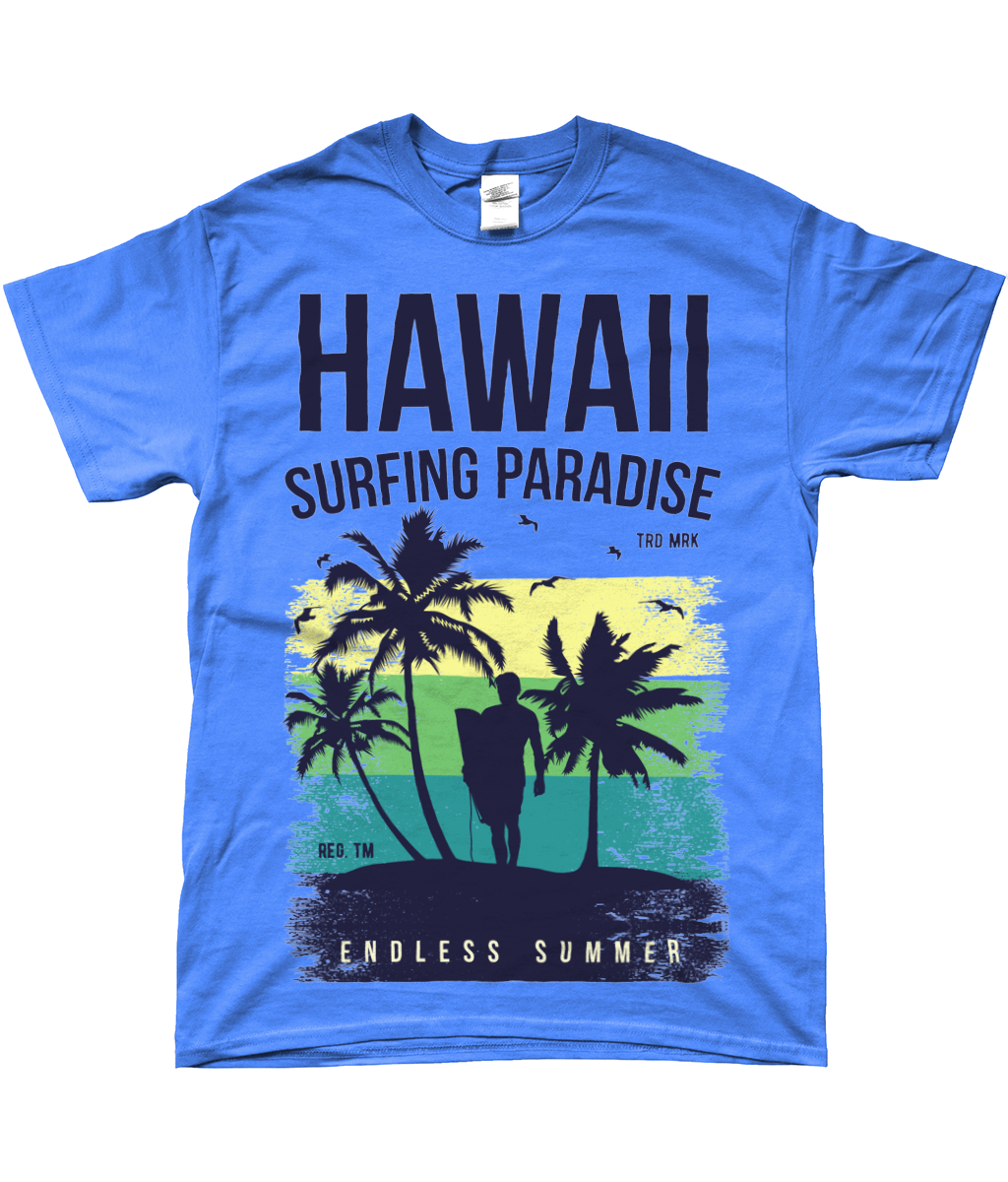 Hawaii Endloser Sommer - Gildan SoftStyle® Ringspun T-Shirt