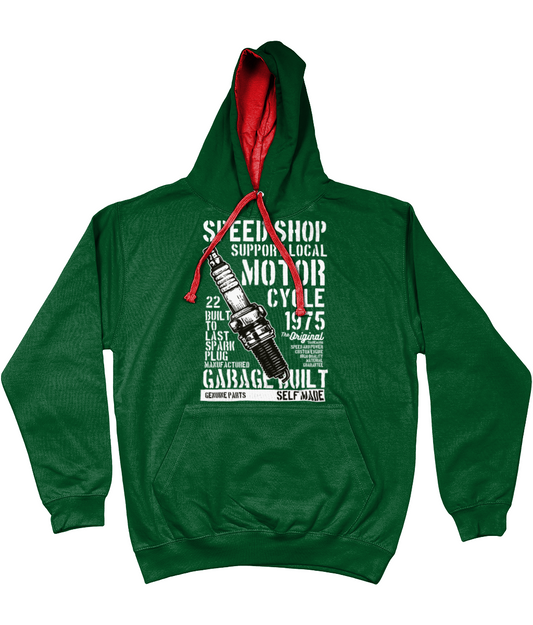 Speed ​​Shop - Sweat à capuche universitaire AWDis