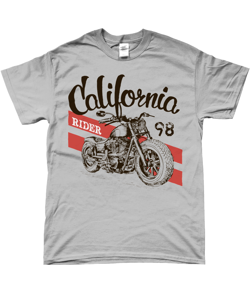 California Rider - T-shirt Gildan SoftStyle® à anneaux filés