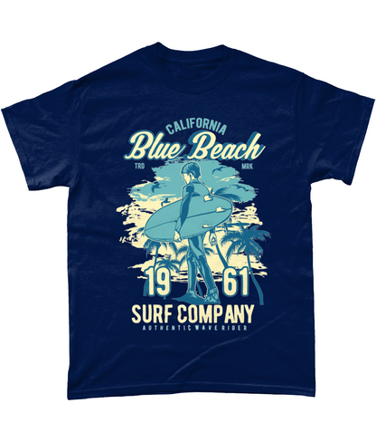 Blue Beach – Gildan T-Shirt aus schwerer Baumwolle