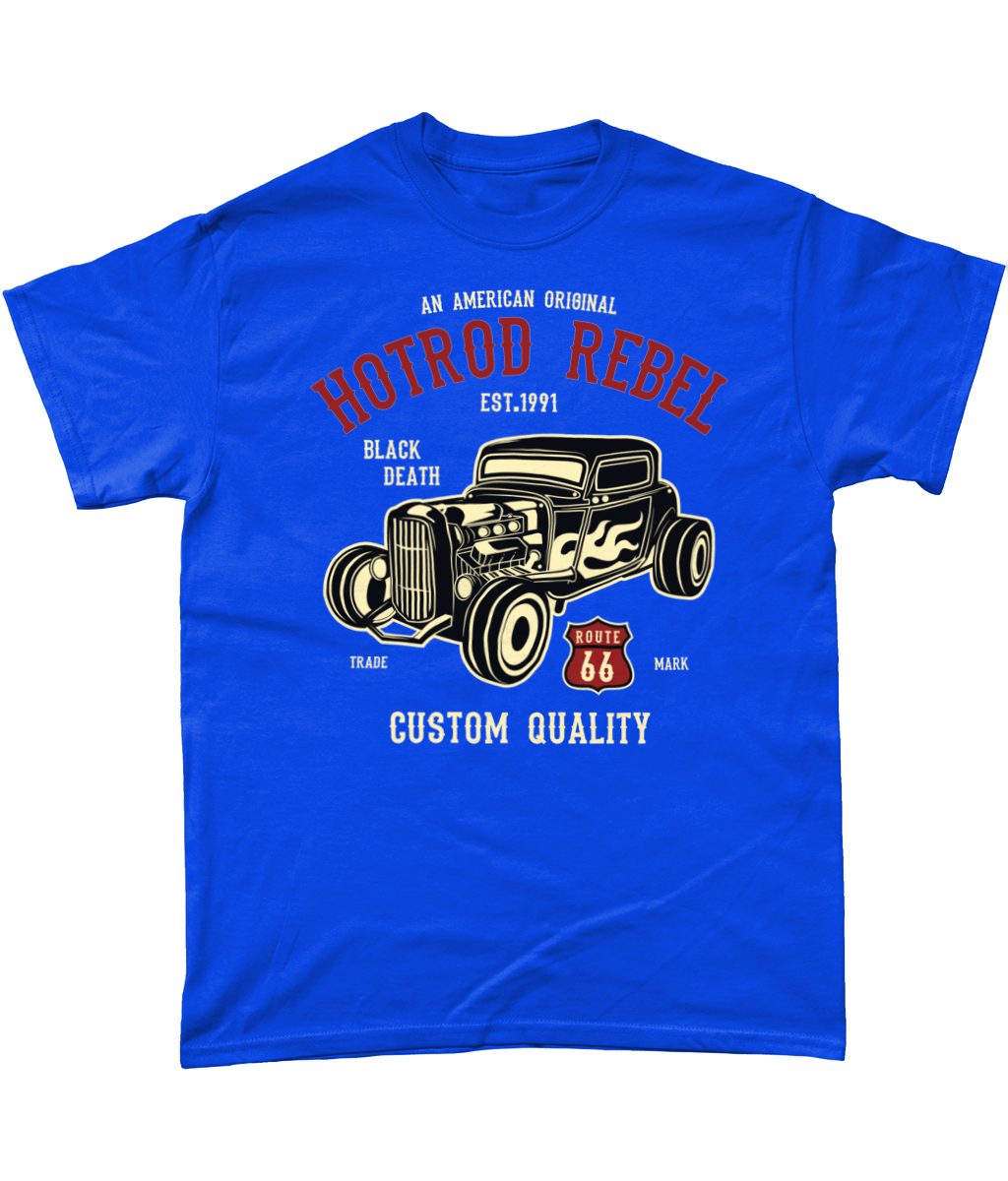 Hotrod Rebel – Gildan Heavy Cotton T-Shirt - Vitesse T-Shirts UK