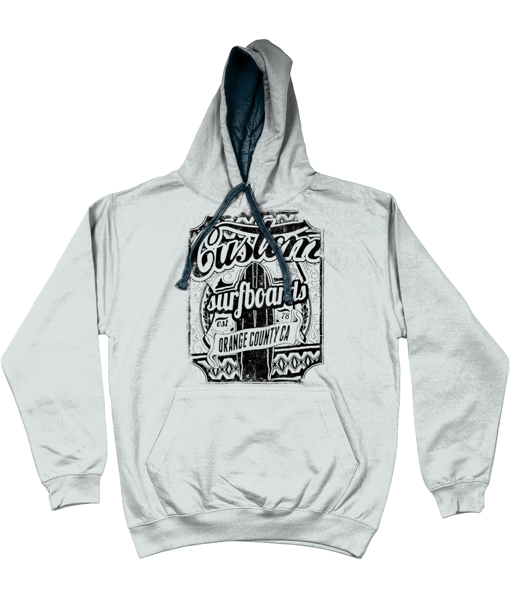 Custom Surfboards - AWDis Varsity Hoodie