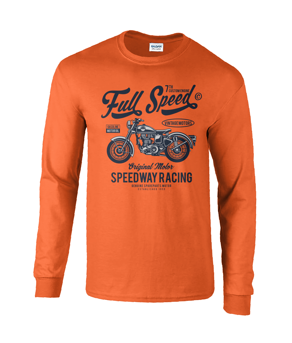 Full Speed ​​- T-shirt à manches longues en coton ultra