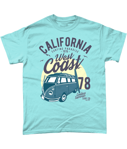 California West Coast v2 – Gildan Heavy Cotton T-Shirt - Vitesse T-Shirts UK