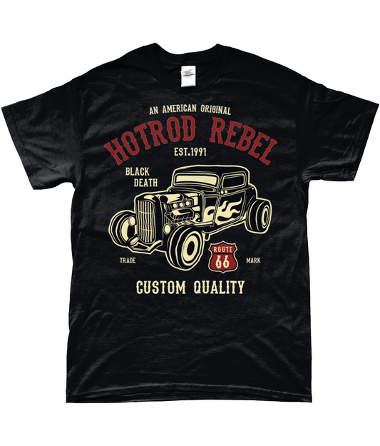 Hotrod Rebel - SoftStyle Ringspun T-Shirt